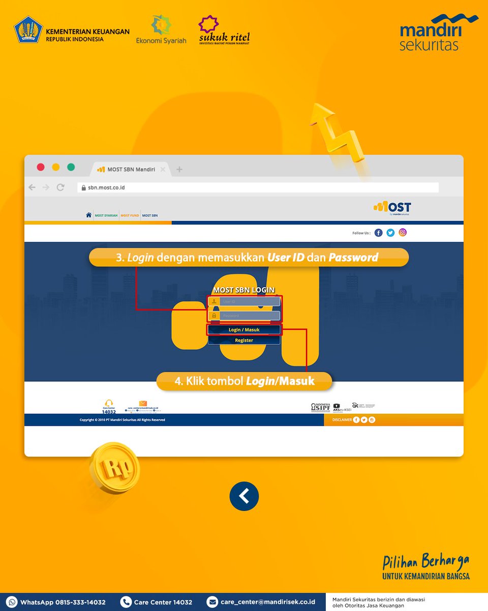 Mandiri_OLT's tweet photo. Masih bingung cara pesan SR018 di MOST? Berikut MOSTMin rangkum cara pesannya ya 🤗

Share ke teman Sobat MOST juga yaa, supaya bisa jadi cuan barengan 🤑 https://t.co/iAzRkOw2Gv