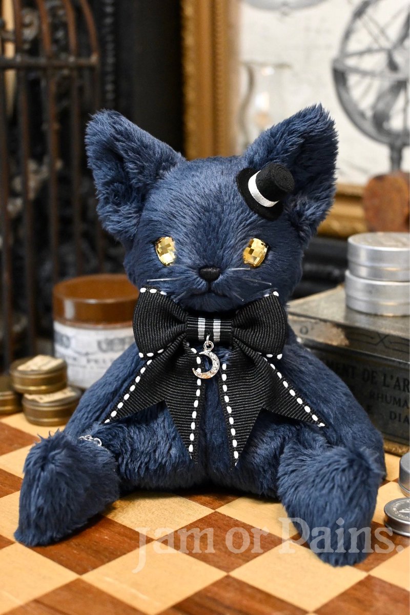 Jam or Pains眼帯猫ぬいぐるみ - www.dreamsmilesdental.com.au