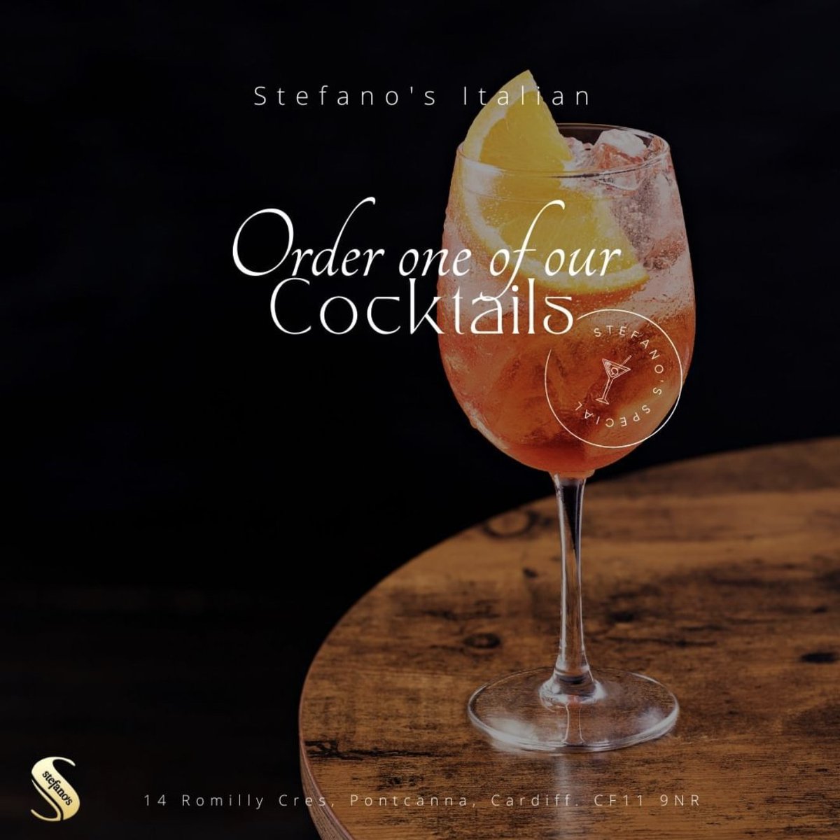 Did someone say cocktails..?  🍸

Our favourite has to be the Italian Classic - Aperol Spritz 🇮🇹

Looking for a last-minute booking?

📲 Call us: 02920 372768.
🍝 Open from 5-9PM Monday - Saturday.
❌ No bookings via Direct Message.
📍 14 Romilly Crescent, Pontcanna, CF11 9NR.