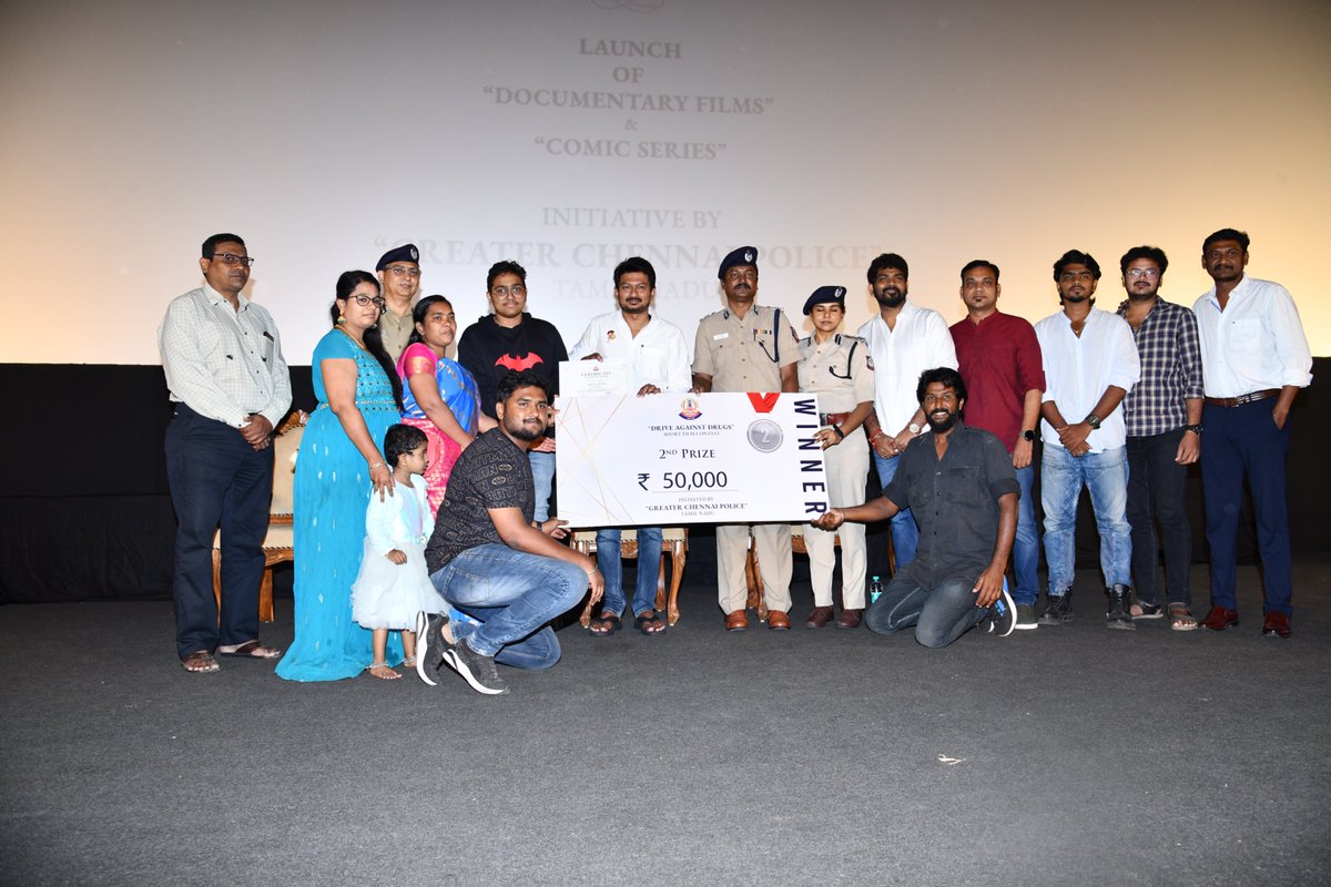 chennaipolice_'s tweet photo. With 300 plus entries and exuberant participation by budding talents, DAD campaign touches minds and hearts of people through creativity.

View the movie:
https://t.co/6oKNRZcFfZ https://t.co/MvTlhsp6xm