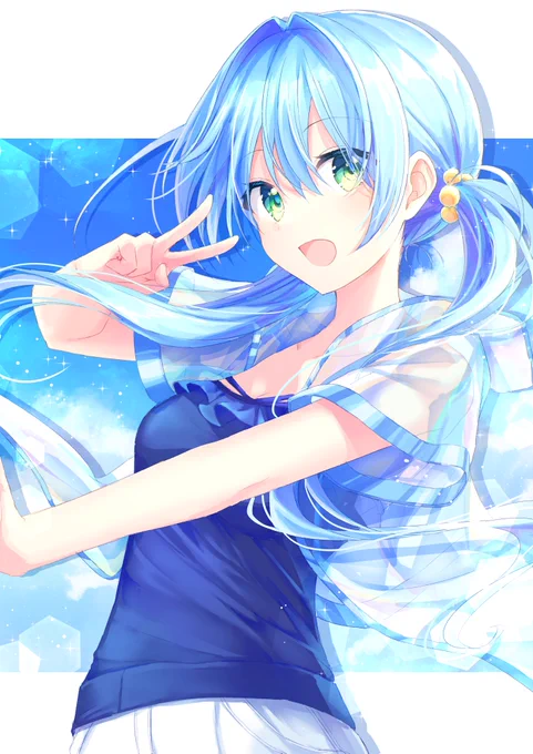 #三億アカウントの中から私を発掘してください 夏と青が大好きです 
