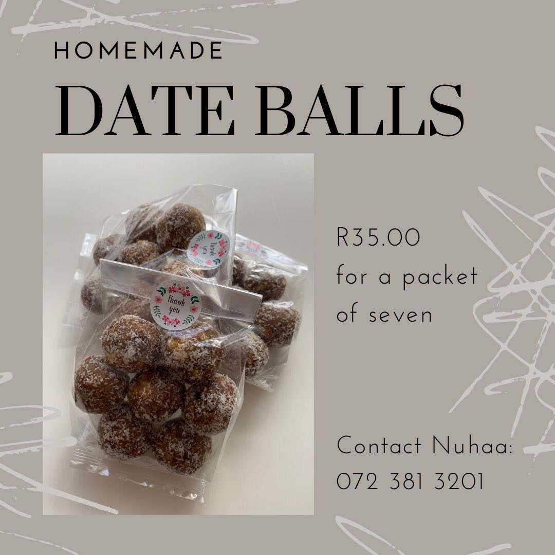 ashrafallie2918's tweet photo. #DateBalls Making another batch this morning. Contact Nuhaa for a perfect fasting day.😎
Lovely at the time of Suhoor (Meal before dawn) or Iftar (Meal after sunset).
Eish! @ReaazAhmed & @Mariam_Engel I only noticed now she chose to sell 7 per pack!😅🤠 https://t.co/OkG6PzENeK