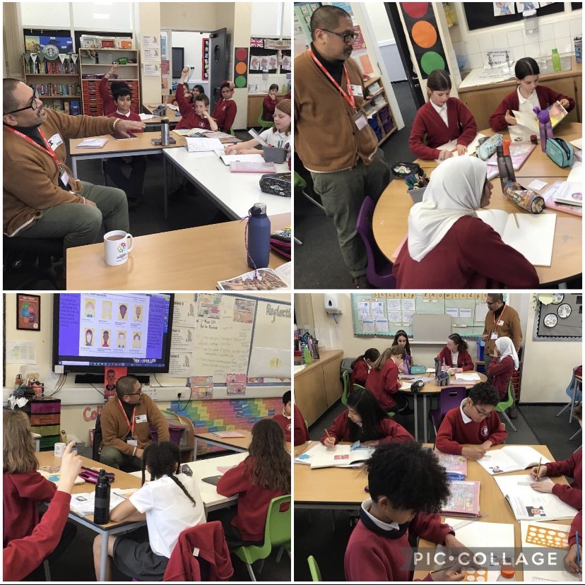 What a wonderful opportunity Y6 had when Manchester artist Stanley Chow came in

They asked him questions about his style, inspiration and technique. Then he worked with them as they created their own ‘Great Northerner’ in the style of Stanley Chow.

#community #communitymatters