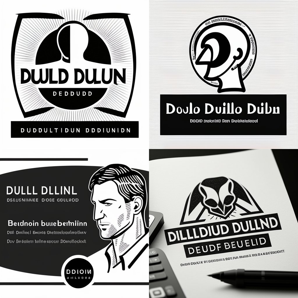 BlindDou's tweet photo. #midjourney text to pic generation is fun. Let's see what logos that MidJourney generated for https://t.co/q6UdPFsGw6. Apparently it cannot generate exact the same word you described but which one do you like? https://t.co/FPNAkenJzF