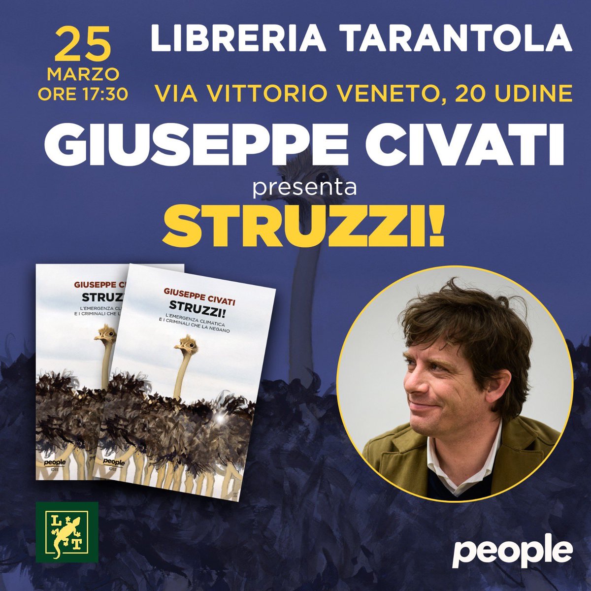 Oggi con <a href="/civati/">Giuseppe Civati</a> alla <a href="/tarantolalibri/">LibreriaTarantola UD</a>