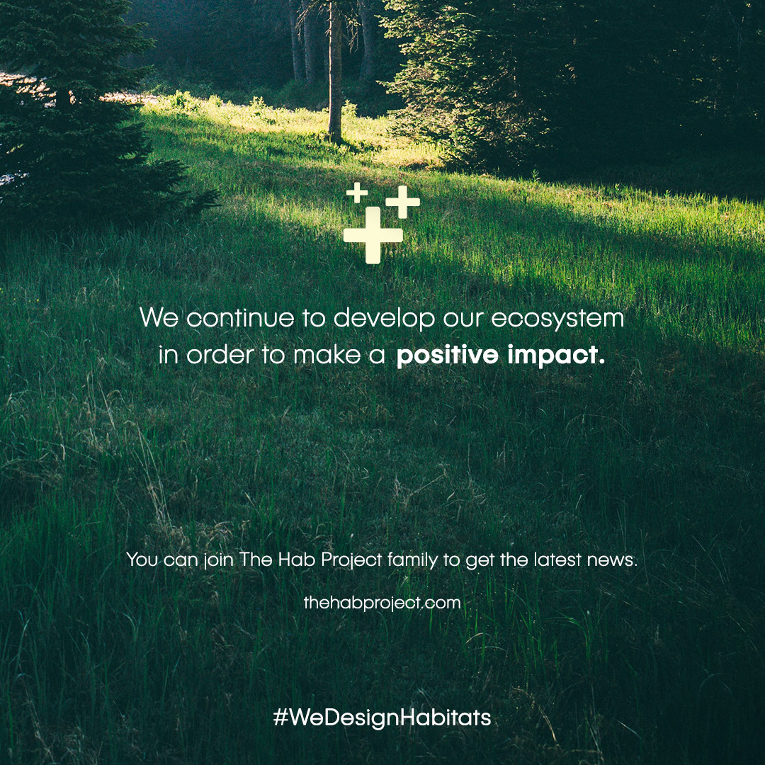 thehabproject's tweet photo. We continue to develop our ecosystem in order to make a positive impact. You can join The Hab Project family to get the latest news.  

#TheHabProject #WeDesignHabitats #PositiveChange #PositiveImpact https://t.co/c6xUpPCR2d