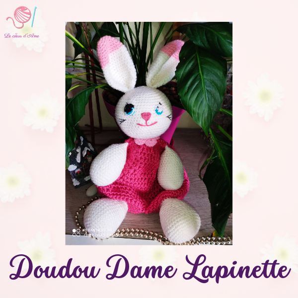 LeCoeurdAme's tweet photo. [#Crochet] Redécouvrir : #doudou Dame Lapinette ! 🐰

https://t.co/poO9CRXB7R https://t.co/JR6iAkBLEq