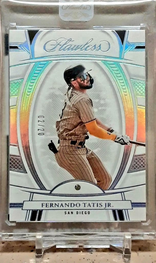 TresorSports's tweet photo. 2022 #Flawless FERNANDO TATIS JR Encased Diamond Gem #/20 ⚾️💎

$174.99 W/FREE SHIPPING

CALL ☎️ TEXT OR DM 📩

#baseballcards #panini #thehobby #Padres #sportscards #tatis_jr #Baseball #whodoyoucollect #tradingcards #MLB #sportscardsforsale

@MesaCards @JakeMc945 @3bangerbreaks https://t.co/NeieLr9zMy