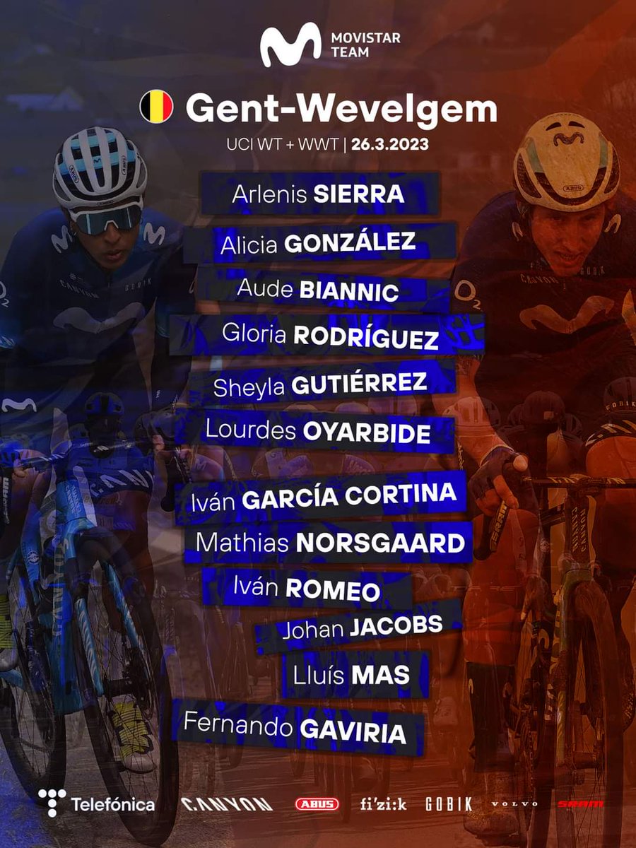 Antonio J. Salmerón (@anjsat) on Twitter photo La pachequera <a href="/Glo__Rodriguez/">Gloria Rodriguez</a> vuelve a la acción en tierras brlgas en la gran clásica <a href="/GentWevelgem/">Gent-Wevelgem</a> con el <a href="/Movistar_Team/">Movistar Team</a> <a href="/UCI_cycling/">UCI</a> <a href="/ORMdeportes/">ORM Deportes</a> <a href="/ORMurcia/">Onda Regional</a> <a href="/DeportesMurcia/">Deportes Región de Murcia</a> <a href="/MarcosOrtuno/">Marcos Ortuño Soto</a> <a href="/fran__san/">👉🏼FRAN SÁNCHEZ👈🏻</a> La pachequera <a href="/Glo__Rodriguez/">Gloria Rodriguez</a> vuelve a la acción en tierras brlgas en la gran clásica <a href="/GentWevelgem/">Gent-Wevelgem</a> con el <a href="/Movistar_Team/">Movistar Team</a> <a href="/UCI_cycling/">UCI</a> <a href="/ORMdeportes/">ORM Deportes</a> <a href="/ORMurcia/">Onda Regional</a> <a href="/DeportesMurcia/">Deportes Región de Murcia</a> <a href="/MarcosOrtuno/">Marcos Ortuño Soto</a> <a href="/fran__san/">👉🏼FRAN SÁNCHEZ👈🏻</a>