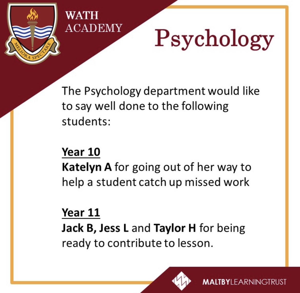 Wath_RSS's tweet photo. Our Key Stage 3 and 4 students @WathAcademy have been pretty good too! https://t.co/2u8zP7rDsJ