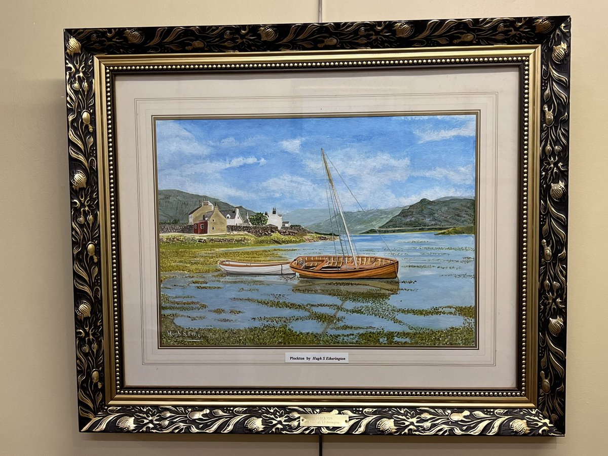 DarfieldMuseum's tweet photo. Did you know we also have a gallery in our tea room? 🖼️

We feature different local artists each month. 🧑‍🎨 🎨🖌️

This month we have the amazing paintings from Hugh Stanley Etherington. All of the paintings on display are for sale. 

We’re open today 10am to 2pm. 🍰☕️😊 https://t.co/dDkDHss4xH