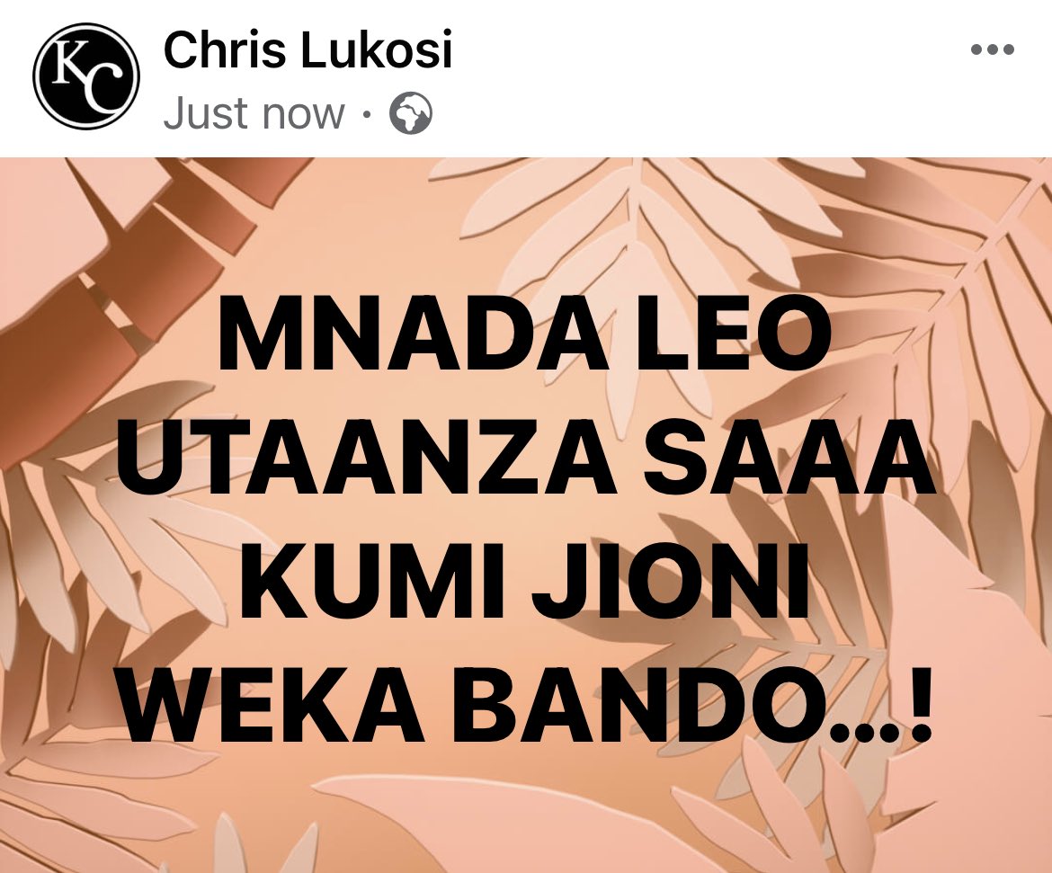 CHRISLUKOSI's tweet photo. https://t.co/LEqqMtcE1d