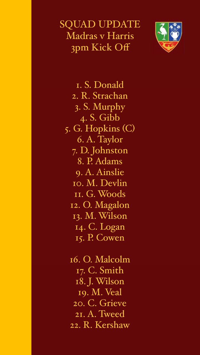 Harris Rugby tweet media