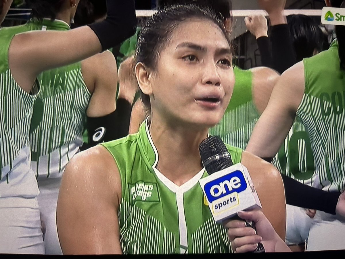 MissEverywhere_'s tweet photo. “NAGTIWALA KAMI SA SYSTEM NI COACH RAMIL.” 🥹❤️‍🔥

Jolina Dela Cruz, with 12 points (9 attacks, 2 blocks, 1 serve), our PLAYER OF THE GAME https://t.co/zTCrL2UV8j