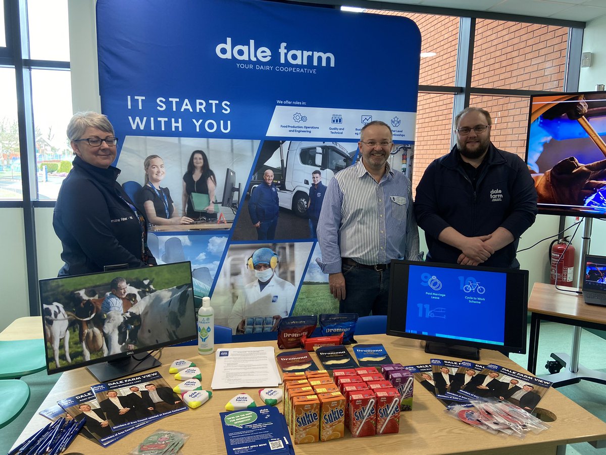 swccollege's tweet photo. On your way to ‘Get Engineering’ today? Call to visit Dale Farm in Corridor A, who are seeking multi-skilled maintenance engineering apprentices. #getengineering #getskilled #gettoswc https://t.co/tVi0SKh7qR