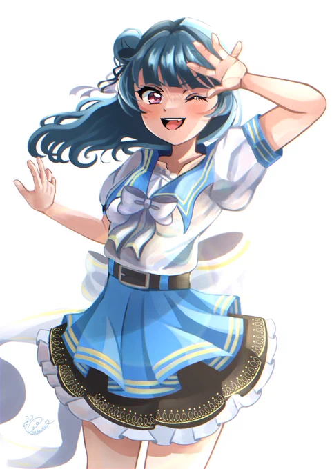 【白背景】#lovelive #Aqours #スクフェス2 #津島善子 #yohane 