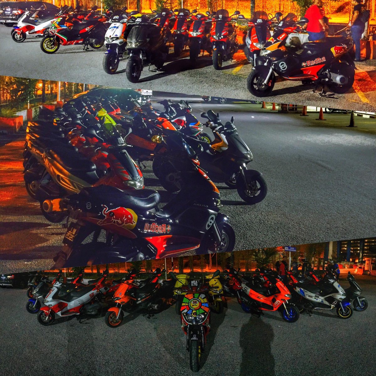 macpunks's tweet photo. 2016 a&w Gathering
Masa ni mmg rajin bab susun² moto nih. Skrg tggu org suruh jelah. Nak letak mana? Nak parking mana? Kita ikut jelah.
Tapi ramai suruh bikin balik Gath mcm ni. Amacam #cultofGilera ? #CultOfGilera #GileraKualaLumpur #Gilera #GileraRunner #VXR200 #SP180 https://t.co/3Vp0jnqiKP