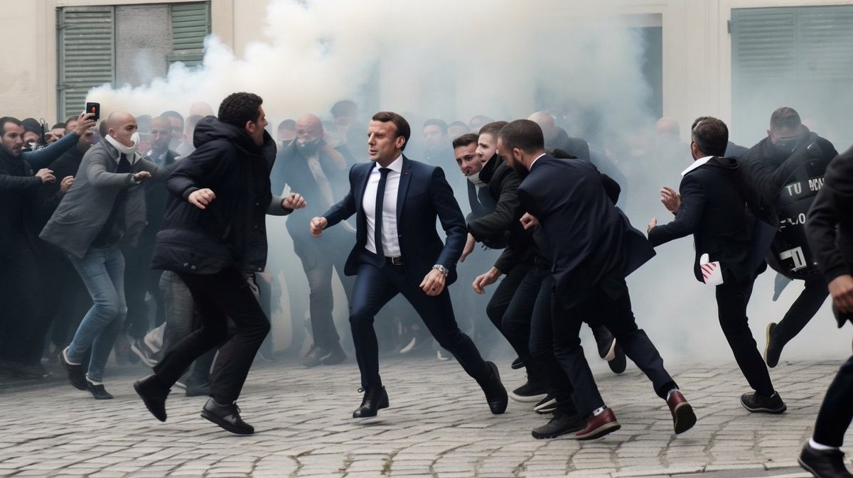 Maxouks's tweet photo. les IA ça commence à faire vachement peur, on peut créer n'importe quelles images, et n'importe quels vocaux, mefiez vous et renseignez vous avant de mettre des personnes à tort sur des choses par l'avenir https://t.co/LJW9a0bLFj