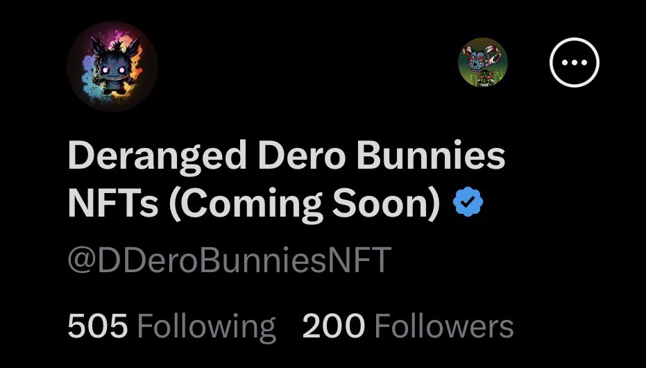 DDeroBunniesNFT's tweet photo. gm 🐰

12 hours ago we were *close* to reaching 200 followers. ✅

Not only did we reach it a few minutes ago, it was @DeroProject that helped us reach this milestone! 💯

Onwards and upwards… to the stars! ✨💫⭐️ https://t.co/f1bPAVOlSu