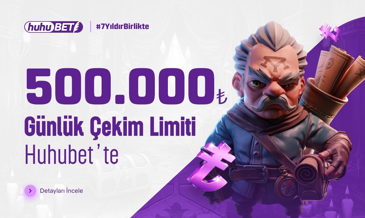 Biz daha iyisini yapana kadar; En iyisi!

💸 Günlük 500.000₺ çekim 💸

Tek seferde #Tether ile 125.000₺,

🅿️   PayFix ile 50.000₺ çekim!

🎁  % 30 Casino Discount

☘️  Sınırsız % 50 Yatırım Bonusu

   #7YıldırBirlikte • HuhuBet.social