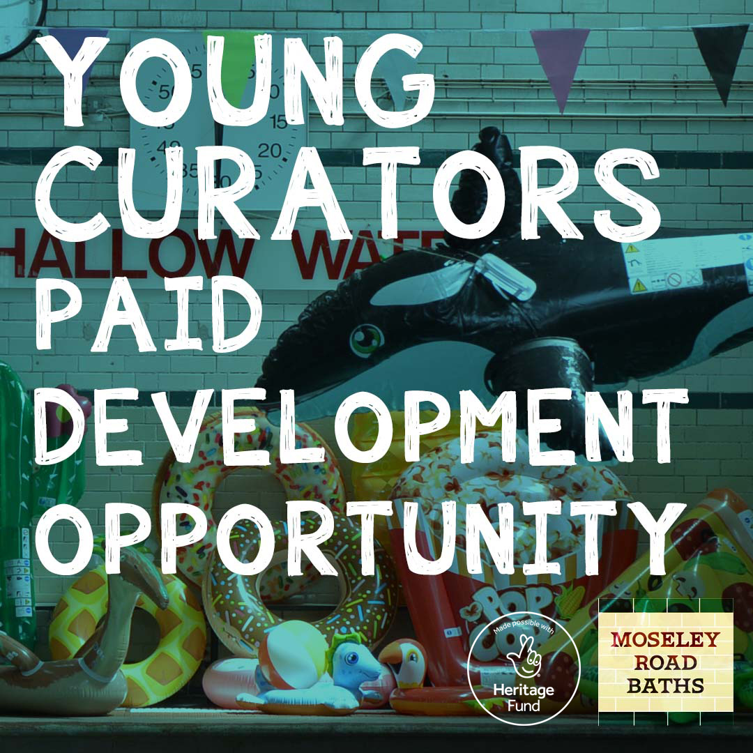 MoseleyRdBaths's tweet photo. ⭐️Young Curators Call Out! ⭐️
Paid Development Opportunity @MoseleyRdBaths !!!

Moseley Road Baths are looking to pay six local young people aged 18-30.

Find out more about this opportunity and how to apply please visit https://t.co/KTtEaInyRP https://t.co/QzaXaHkpdQ