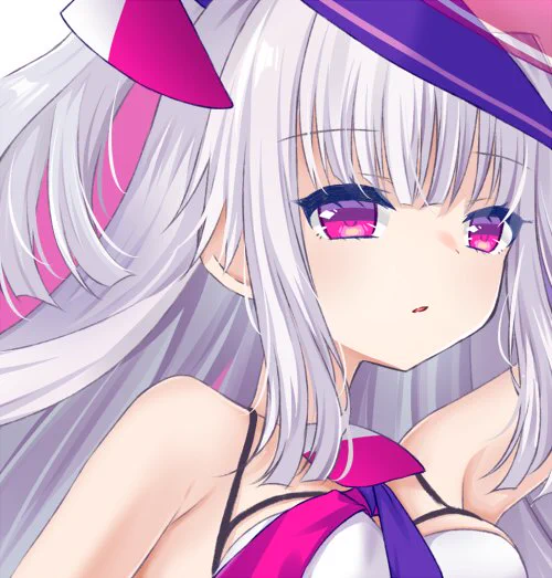 長らくお待たせしていたSkebの絵がもうすぐ出来そう 顔がかわいいかも.. 