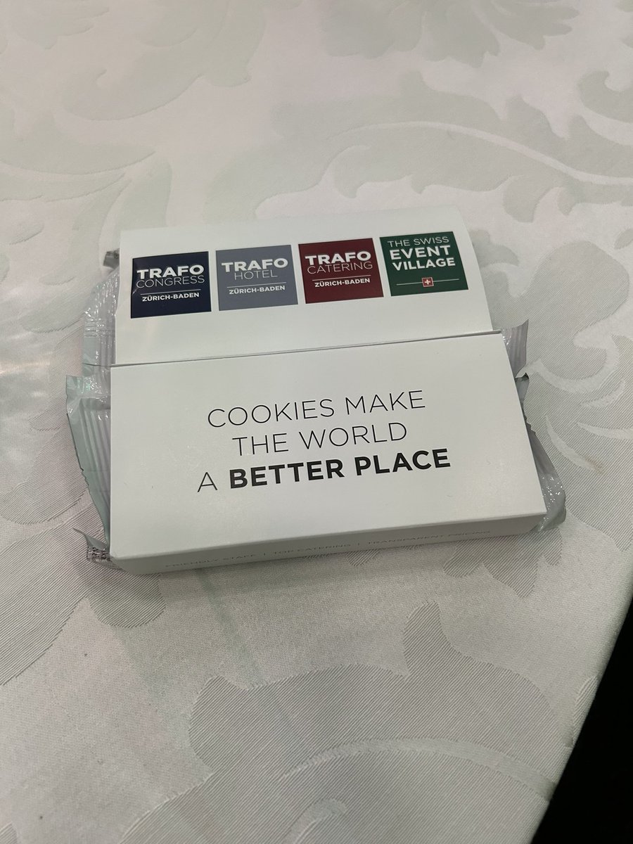 So thrilled that our fabulous headline sponsor, <a href="/retoleder/">Reto Leder</a> from <a href="/TrafoBaden/">Trafo Baden</a> the Swiss Events Village has travelled all the way from Switzerland to spend the last two days with us! And his cookies are pretty good too 😂