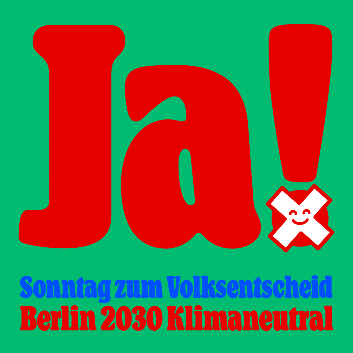 Ihr Lieben, ihr habt lange nichts von uns gehört. 
Heute melden wir uns mit einer Bitte an alle Berliner*innen: Geht am Sonntag wählen! #Berlin2030

(Als Gruppe sind wir grad nicht aktiv, aber viele engagieren sich weiter klimapolitisch, z. B. bei <a href="/klimaneustart/">Klimaneustart</a> oder <a href="/Klima_GA/">Klimaaktivismus gegen Antisemitismus</a>.)