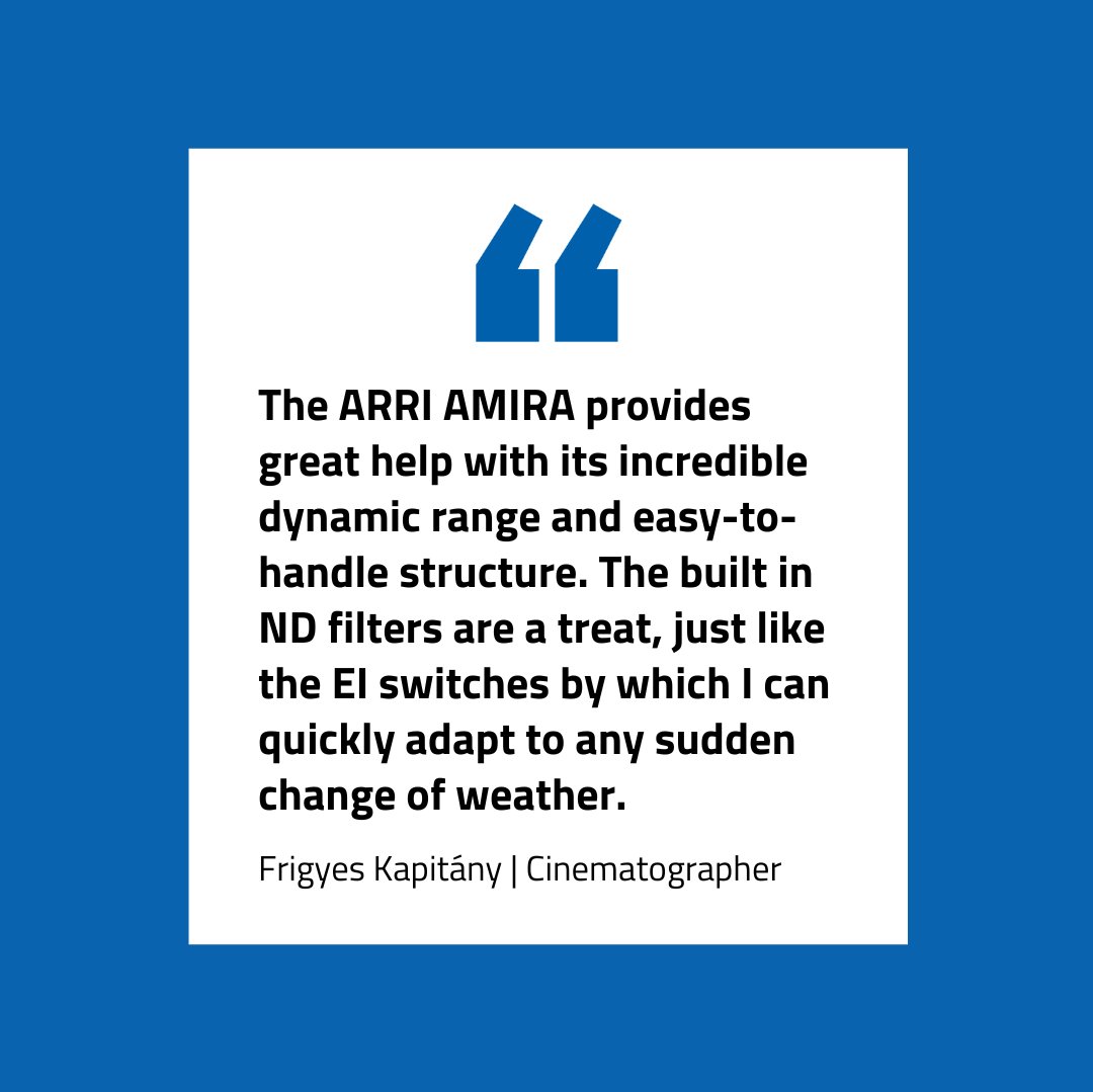 Cinematographer Frigyes Kapitány shares his experiences with the ARRI AMIRA while shooting the Hungarian TV shows 