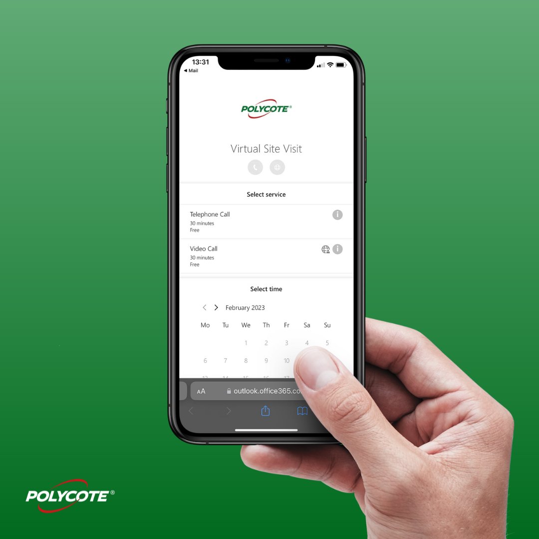 PolycoteUK's tweet photo. Need technical advice? Book a FREE 30-minute virtual site visit with Steve, our Polycote Pro, to discuss the needs and requirements of your project here: https://t.co/pg3lCUCPJe https://t.co/fXomRmm4qj