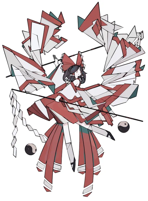 楽園の。#博麗霊夢 #hakurei_reimu #touhou 