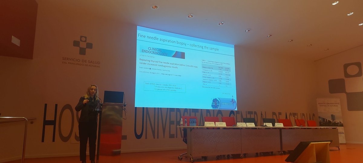 twiterrodri's tweet photo. @EloyCatarina II Conference on Interventional Pathology of the North and Friends.  thyroid cytology update @USFNA_SPAIN @HUCA_Asturias #PINA2023 https://t.co/TcqW0EmZvb