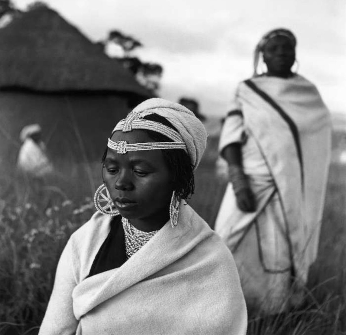 More gorgeous visuals of AmaMpondo. By George Rodger, Transkei, 1948. Even if she wasn’t wearing something that proves her Pondo heritage as easily as this does, it’s the cheek bones, the bone structure, thinly twisted hair. Enkosi ngokundicinga when you saw these <a href="/Mntwanelanga/">Esihle</a>