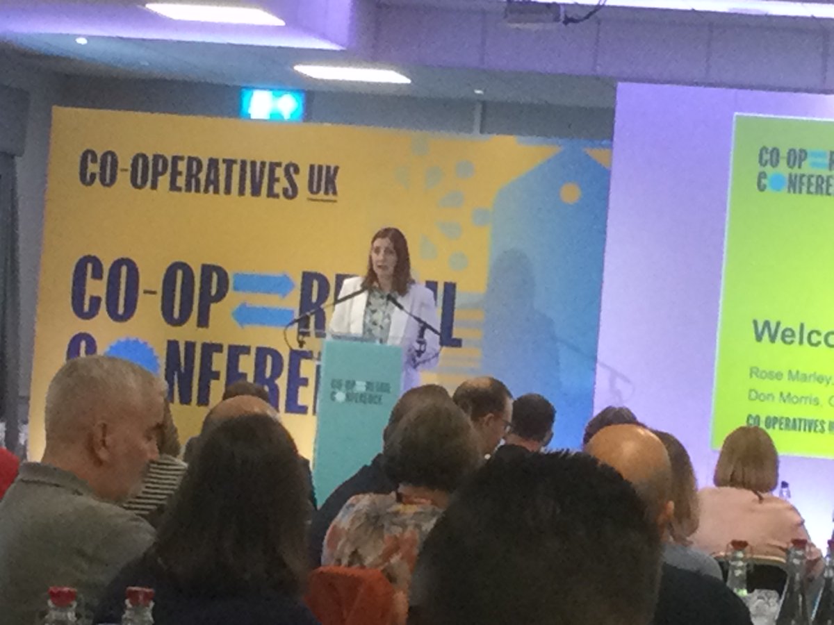 Ceo of @cooperativesUK Rose Marley opens #coopretail 2023!