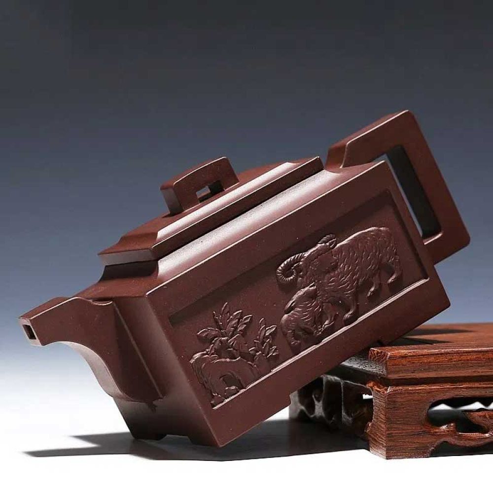 HandmadeTeapots's tweet photo. Horse and Snake Pattern Rectangular Zisha Clay Teapot | Handmade Asian Teapots

US$:  at: https://t.co/F7fMgMh102
#yixingpurpleclay #yixingclay #castironart #zishaclay https://t.co/ytLNz2OAbH