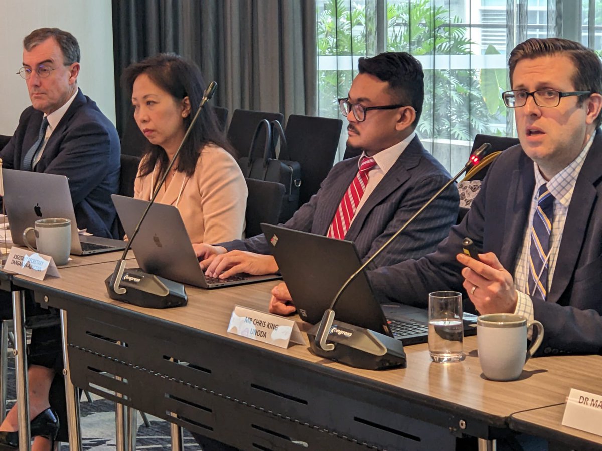 PHinGeneva's tweet photo. Recent tensions, including in Indo-Pacific, have moved nuclear dial in worrying direction. Against this backdrop, @DFAPHL 🇵🇭 co-chaired with #Australia 🇦🇺 the 2nd @ASEAN Regional Forum Workshop on Nuclear Risk Reduction this week. All part of our work towards #WorldWithoutNukes. https://t.co/1NHA0BcP4p