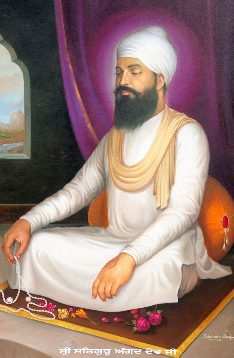 Pardz_7's tweet photo. May we all be blessed by the light of Guru Angad Dev Ji on thier Joti Jot
ਜੇ ਸਉ ਚੰਦਾ ਉਗਵਹਿ ਸੂਰਜ ਚੜਹਿ ਹਜਾਰ
ਏਤੇ ਚਾਨਣ ਹੋਦਿਆਂ ਗੁਰ ਬਿਨੁ ਘੋਰ ਅੰਧਾਰ ॥੨॥

If 100 moons were to rise and 1000 suns appeared,
Even with such light, there would still be pitch darkness without the Guru. ||2|| https://t.co/o0CZTZRTHc