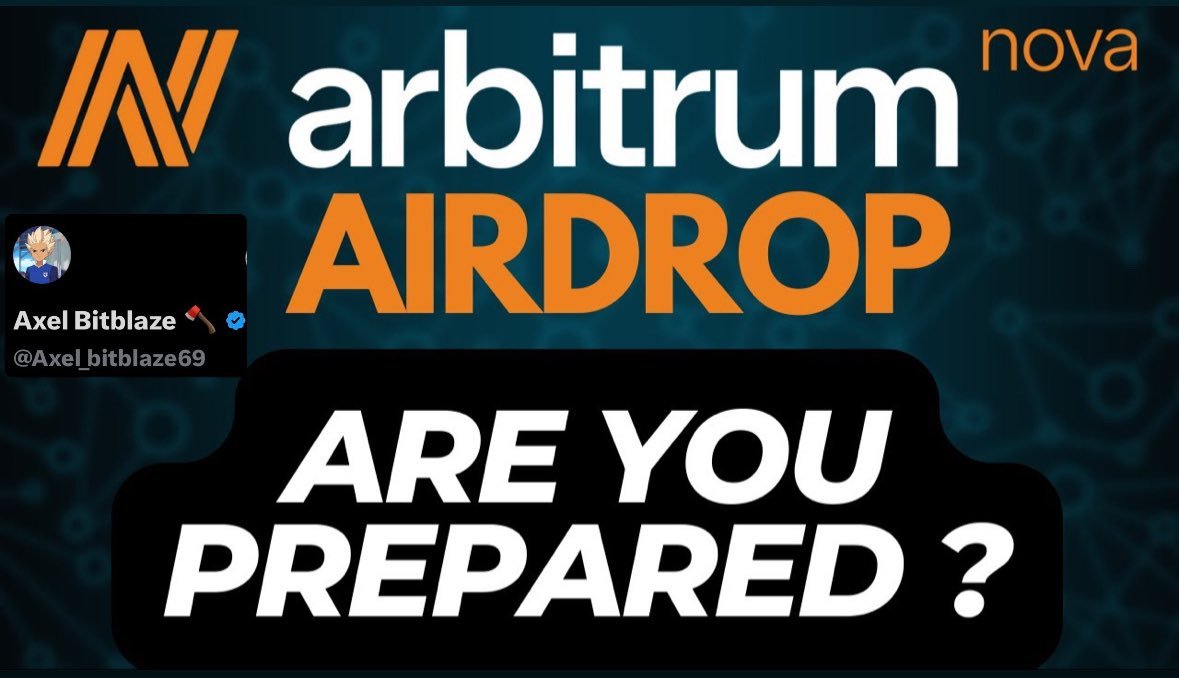 chrislee0033's tweet photo. $ARB 你们都赚麻了吧，有没有想过还可能有 $NOVE?

对的，一切借由，即将到来的 Arbitrum Nova 可能会��第二次机会 | $NOVE 空投。

只需关注此线程，了解如何交互获得 $NOVE 空投资格

（来源@Axel_bitblaze69） https://t.co/ySKJAJ6LJR