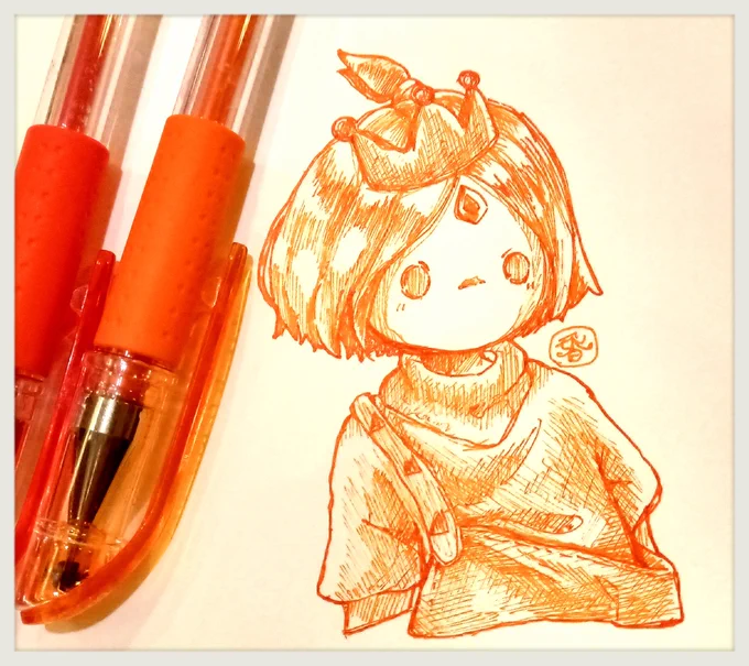 Skyの子描きました!!!ウワーッ!#香辛料シナモン #sky星を紡ぐ子どもたち #Sky花笑む2023 