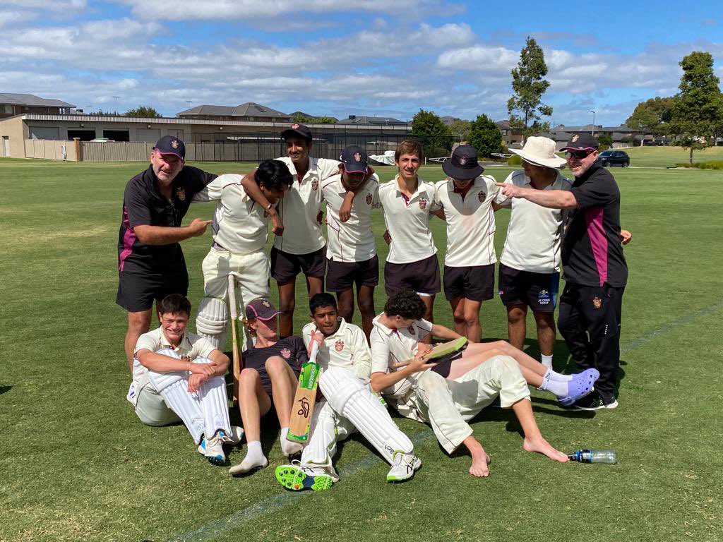 This is what it’s all about. Great win for the 10As today, chasing down CGS 84 all out and winning by 7 wickets. F. Brayshaw with an elite performance - 3-19 and 37 with the bat. Excited to have these boys playing senior cricket next year!