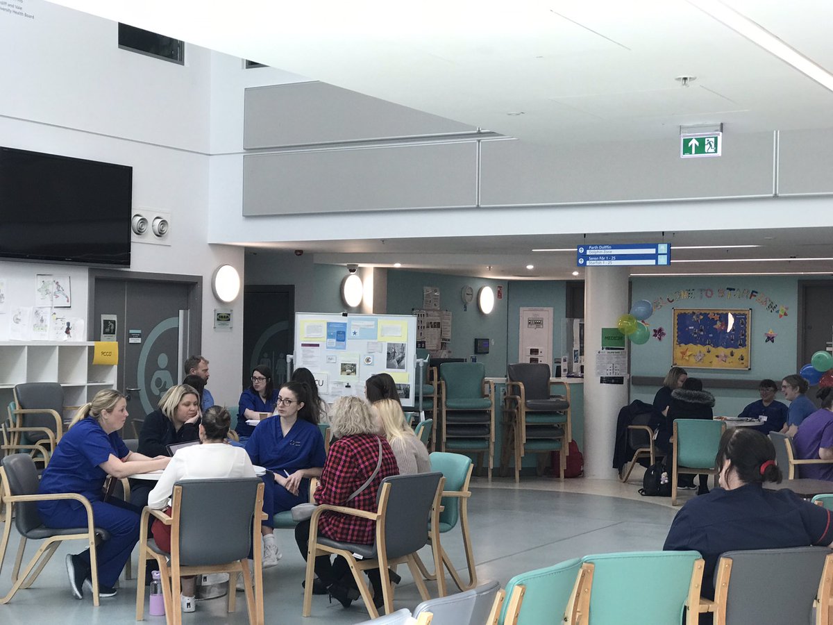 Kerenzamoulton's tweet photo. Recruitment event Children’s Hospital For Wales @Kylie0031 @Jas_Roberts10 @AylwardRebecca @tinafreeman2017 @CV_UHB @cavcw https://t.co/E5Mb6GBop2