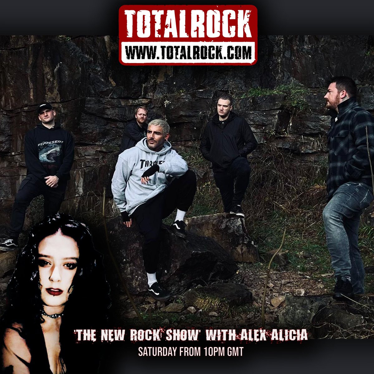 Our new single “Breakaway” is being played tonight on @TotalRockOnline from 10pm hosted by @alexaliciamedia! Make sure to tune in, it’s always a great show 🤘🏻 #NewMusic #rockmusic