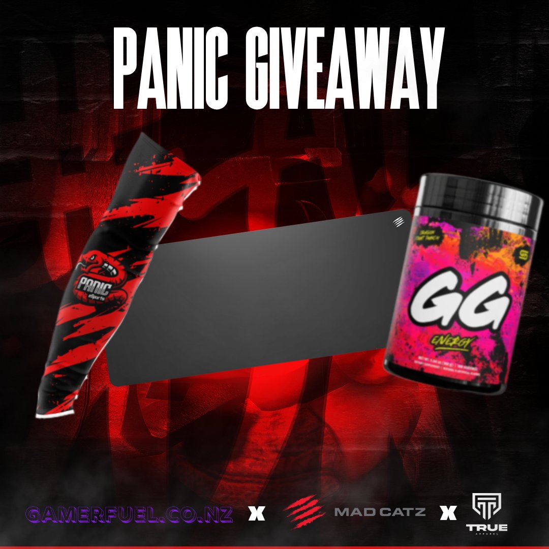 Panic Esports (@panicesc) on Twitter photo 🎉GIVEAWAY TIME!🎉
Panic has got a GLIDE 38 mousepad, a Panic Sleeve and a tub of Dragonfruit Punch (100 serves) up for giveaway.
To enter Follow:
@PanicESC
<a href="/TrueApparelCo/">True Apparel</a>
<a href="/MadCatzANZ/">MadCatzANZ</a>
<a href="/gfuelnz/">Gamer Fuel New Zealand</a>
And Retweet!
#alwayspanic | #giveaway 🎉GIVEAWAY TIME!🎉
Panic has got a GLIDE 38 mousepad, a Panic Sleeve and a tub of Dragonfruit Punch (100 serves) up for giveaway.
To enter Follow:
@PanicESC
<a href="/TrueApparelCo/">True Apparel</a>
<a href="/MadCatzANZ/">MadCatzANZ</a>
<a href="/gfuelnz/">Gamer Fuel New Zealand</a>
And Retweet!
#alwayspanic | #giveaway