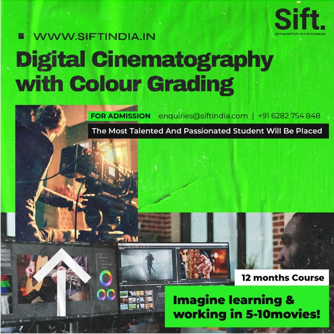 Join the Digital Revolution and Learn Cinematography Today.

#Sift #siftindia #filmtechnology #courses #kerala #india #musicengineer #mixingandmastering #recordingstudio #musicproductions #techniques #filmsound #filmdesign #filmediting
#engineering #advancedfilmeditingcourse