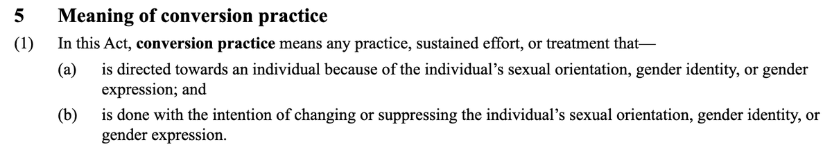 TMowbs's tweet photo. @aniobrien The current NZ Law protects under-18s from conversion practice. Are you suggesting that there's a genuine movement to change the "Conversion Practices Prohibition Legislation Act 2022" to permit conversion for under-18s?
https://t.co/pQORAgXOHc https://t.co/lIZY8AJ4Iy