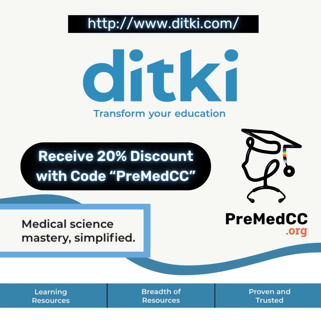 Draw It Know It is an excellent tool for learning Biology, MCAT, and many other tools and concepts.

Use Code 'PreMedCC' to get a 20% Discount!

ditki.com 

#premed #communitycollege #STEM #transferstudents #premedstudents #prehealth #repost #fyp