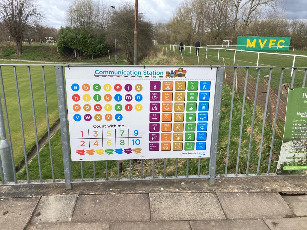 Communication board up at our local football club 👏
Not only have the children been using but the coach was able to communicate with a family from Hong Kong new to the area.
They signed their son up 👏
#accessibility #inclusion #Communication #SLT