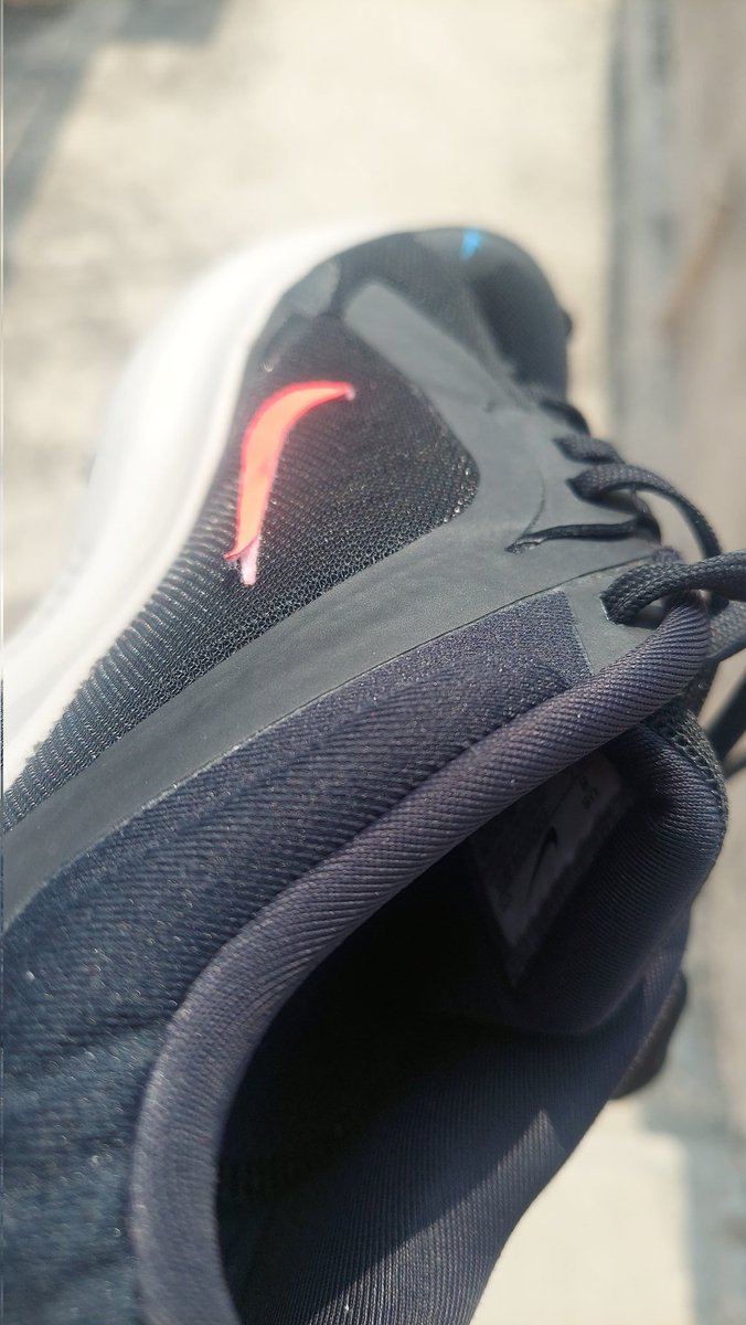aman_react's tweet image. &quot;Hey @Nike, disappointed to see my 6k shoes logo torn. As a loyal customer, I expect better quality control from a brand as reputable as yours. Please advise on how we can rectify this issue. #disappointed #nike #qualitycontrol