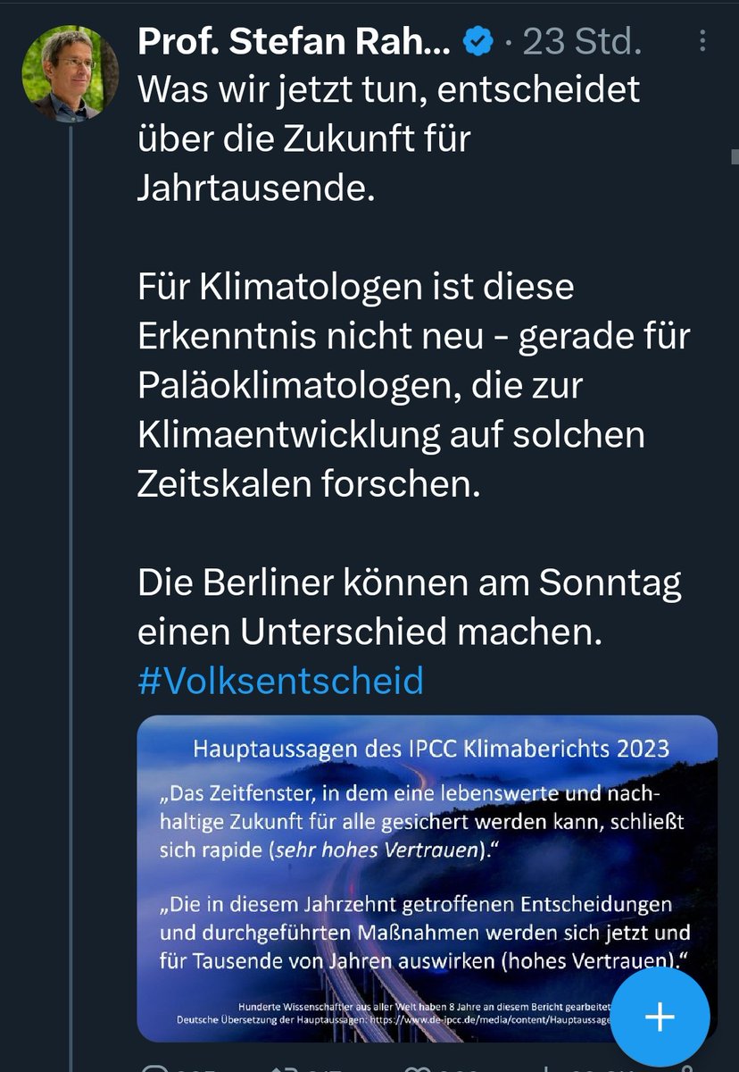 CapGermany's tweet image. Klimaforscher werden immer größenwahnsinniger. Jetzt entscheidet sich nichts, aber auch gar nichts für die nächsten Jahrtausende. Anscheinend halten sich die #Klimaforscher für Klima-Götter, die sich anmaßen, die Welt steuern zu können? Unfassbar diese #Klima-Arroganz.
#Rahmstorf