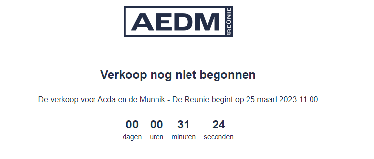 #acdaendemunnik Uhm, wat gebeurt hier? Wachtrij nummer 3 verandert ineens in onderstaande melding. #ditwordtmniet